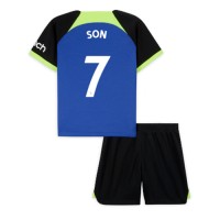 Fotbalové Dres Tottenham Hotspur Son Heung-min #7 Dětské Venkovní 2022-23 Krátký Rukáv (+ trenýrky)